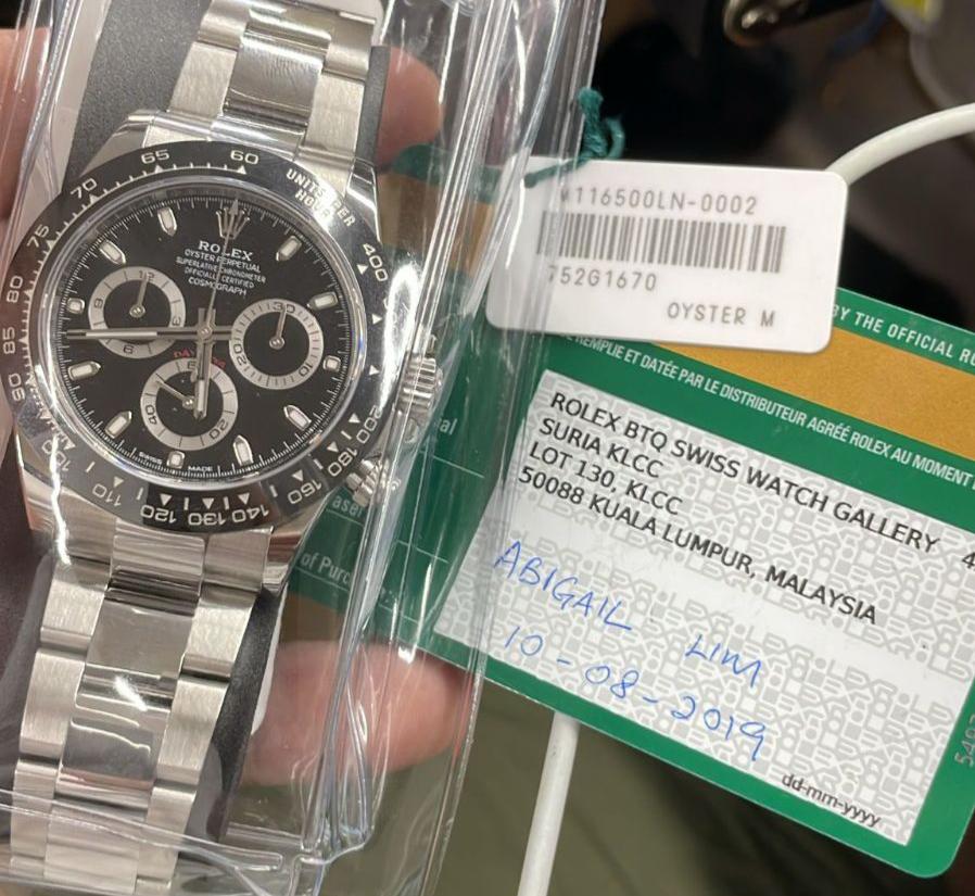 116500, used, watch and paper €21150 F