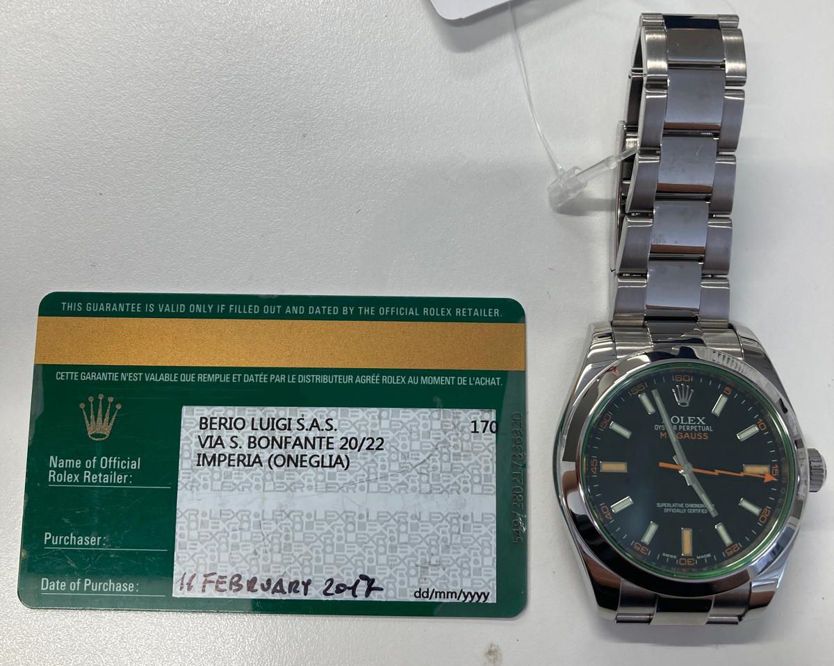 116400gv, used, watch and paper €8850 D